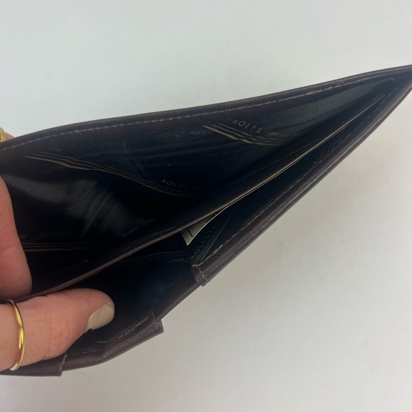 VTG Rolf’s Brown Cowhide Bifold Wallet - Picture 5 of 8